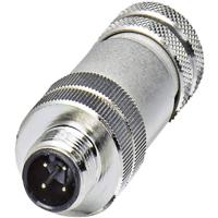 Phoenix Contact 1501540 Sensor/actuator connector, niet geassembleerd M12 Aantal polen (sensoren): 4 Stekker, recht 1 stuk(s) - thumbnail