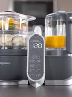 Multifunctionele keukenrobot Nutribaby + van BABYMOOV donkergrijs - thumbnail
