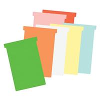 Nobo T-planbordkaarten index 4, ft 180 x 124 mm, wit - thumbnail