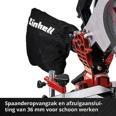 Einhell TE-MS 18/210 Li Solo - Accu Afkort-/Verstekzaag | 18V | 210 mm | Zonder accu en lader - 4300890 4300890 - thumbnail