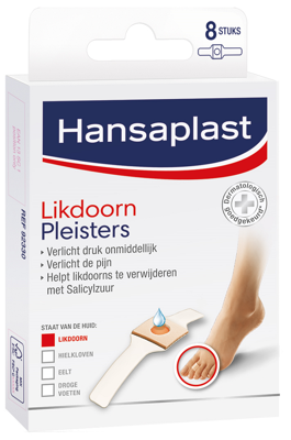 Hansaplast Voet likdoornpleister 8 Stuks