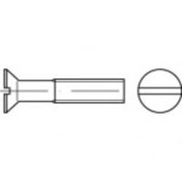TOOLCRAFT TO-5361456 Verzonken schroeven M5 20 mm Sleuf RVS A4 500 stuk(s) - thumbnail