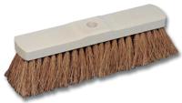 Kokosborstel in ongelakt hout van 32 cm - thumbnail