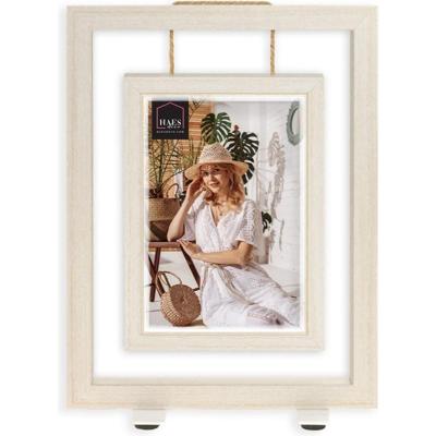 Haes Deco Houten Fotolijst Buchy Wit voor foto 10x15 (afmeting 19x26 cm) - EG7646HS