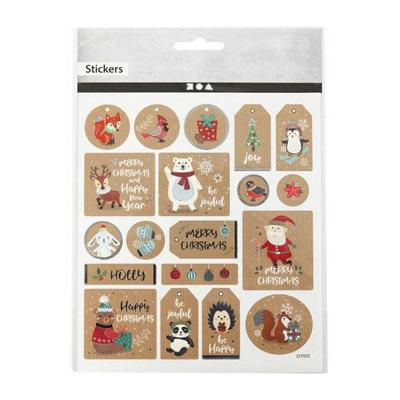 Creativ Company Stickers kerst, 1 vel
