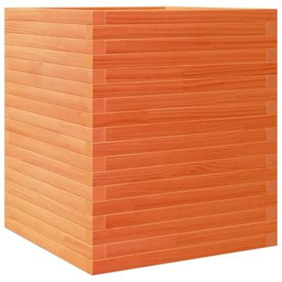 Plantenbak 60x60x68,5 cm massief grenenhout wasbruin Plantenbak 60x60x68,5 cm massief grenenhout wasbruin