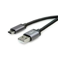 ROLINE USB 2.0 Kabel, C - A, M/M, zwart, 0,8 m - thumbnail