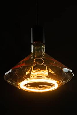 LED Lamp Diamant goud 8W 370 lumen 1900K E27 dimbaar 55010 zacht warm licht