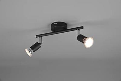 Trio SpotParis 2-lichts zwart - R80912032