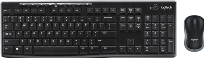 Toetsenbord en draadloze muis Logitech 920-004513 Zwart Qwerty Spaans QWERTY