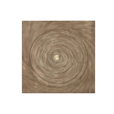 Wanddecoratie Home ESPRIT Gouden Modern 120 x 3,5 x 120 cm