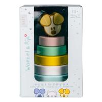 Woezel en Pip Houten Stapeltoren Pip - thumbnail