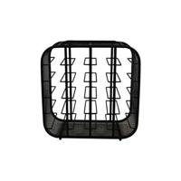 HSM Collection Wijnrek Clambou staand 20 flessen H 55 cm zwart - thumbnail