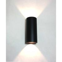 Artdelight Buitenlamp up/downBrody zwart - 7cm - WL BRODY2 ZW - thumbnail