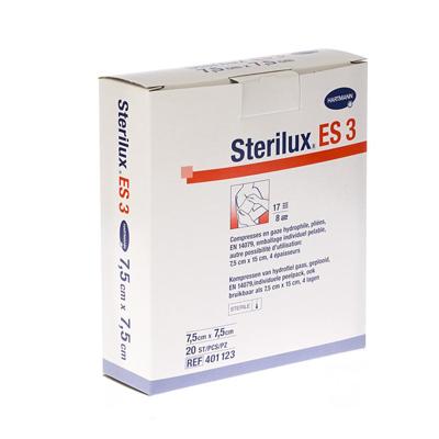 Sterilux Es3 Kp Ster 8pl 7,5x 7,5cm 20 2050171