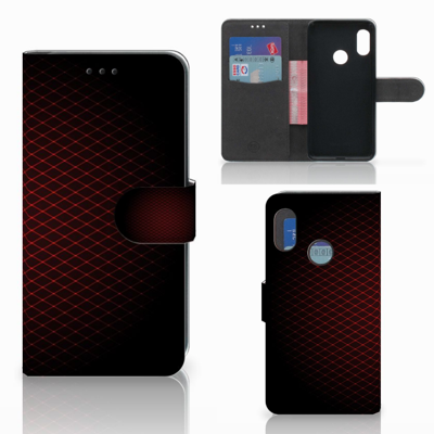 Xiaomi Mi A2 Lite | Telefoon Hoesje | Geruit Rood Xiaomi Mi A2 Lite | Telefoon Hoesje | Geruit Rood