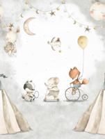 Dutch Cute Walls- Night Circus 212x280cm - CW6055-1 - thumbnail