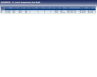 Lagerbus, wieldraagarm ADG08038