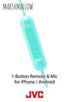 JVC HAFX38MV Marshmallow Oortelefoon Met Microfoon & In-line Afstandsbediening (Violet) - thumbnail