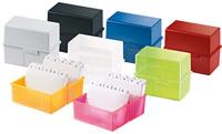 HAN DIN A6 976-63 Kaartenbox Doorschijnend, Helder Aantal kaarten (max.): 400 kaarten DIN A6 liggend - thumbnail