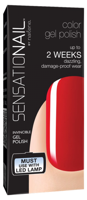 Sensationail gelnagellak - scarlet red - thumbnail