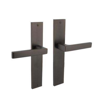 Intersteel Deurklink Hera op een rechthoekig schild antraciet grijs