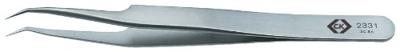 C.K T2331 Precisiepincet 5C SA Spits, gebogen 60°, superfijn, krom 115 mm C.K T2331 Precisiepincet 5C SA Spits, gebogen 60°, superfijn, krom 115 mm