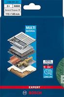 Bosch Accessories EXPERT N880 2608901211 Vliesband (l x b) 229 mm x 152 mm 1 stuk(s) - thumbnail