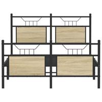 Bedframe zonder matras hout sonoma eikenkleurig 120x200 cm - thumbnail