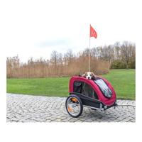 Trixie hondenfietskar zwart / rood 75x63x68 cm - thumbnail