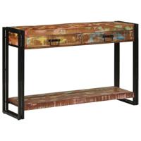Wandtafel Multikleur 120 x 33 x 75 cm Massief Gerecycled Hout - thumbnail
