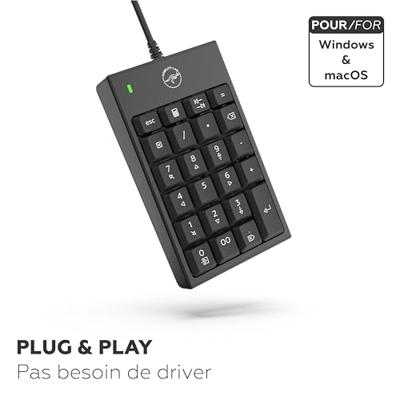 MOBILITY LAB toetsenbord - USB - zwart - netbook