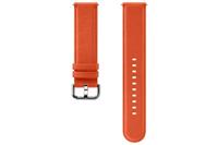 Samsung Galaxy Watch Active2 leren armband, oranje - thumbnail