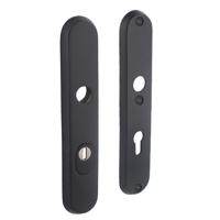 Intersteel Veiligheidsschilden SKG3 doorgaand PC72mm kerntrekbeveiliging - mat zwart - thumbnail