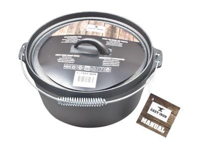 Dr. Grill Dutch Oven 31x13cm gietijzer