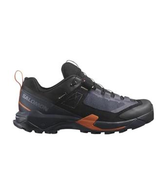 Salomon X ULTRA ALPINE GORE-TEX Lage Wandelschoen Heren Blue Nights/Black/Red Orange 8,5