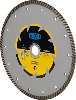 Snijschijf Tyrolit 230 x 2,4 x 22,23 mm Snijschijf Tyrolit 230 x 2,4 x 22,23 mm