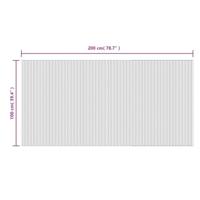 Vloerkleed rechthoekig 100x200 cm bamboe grijs - thumbnail