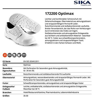 SIKA 172200 OptimaX Schoen S1 Wit - Maat 40 - 16.089.059.40