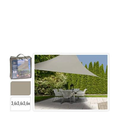 Zonnetent Ambiance Driehoekig Zand 3,6 x 3,6 x 3,6 m
