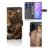 Samsung Galaxy S20 Plus | Telefoonhoesje | Met pasjeshouder | Luipaard - thumbnail