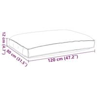 VidaXL Kussen koninklijk blauw 120 x 80 x 12 cm oxford stof - thumbnail