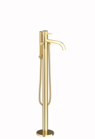 Plieger Roma vrijstaande badkraan goud - thumbnail