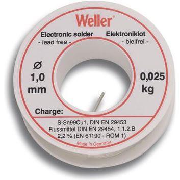Weller EL99-1-100 Soldeertin, 1mm, 100g, Loodvrij - T0054025199 - T0054025199