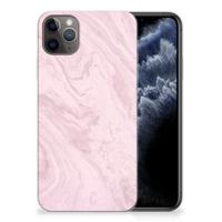 Apple iPhone 11 Pro Max | TPU | Siliconen hoesje | Marble Pink - Origineel Cadeau Vriendin - thumbnail