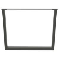 Eettafelpoten 3 st V-vormig 100x(72-73,3) cm staal antraciet - thumbnail