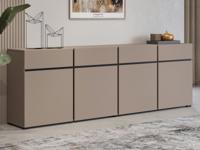 Dressoir CROSSAIR 4 deuren 4 lades taupe - thumbnail