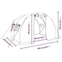 Tuinkas met stalen frame 6 m² 3x2x2 m - thumbnail