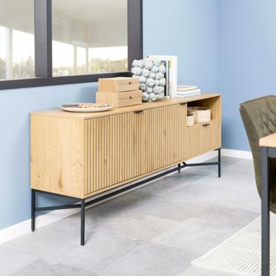 Bendt Dressoir 'Lisette' Wild Eikenlook, 180cm Bendt Dressoir 'Lisette' Wild Eikenlook, 180cm
