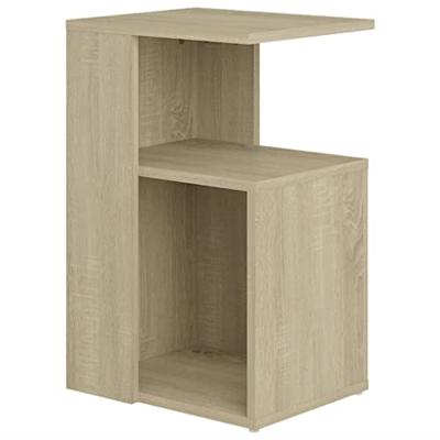 VidaXL Bijzettafel 36x30x56 cm bewerkt hout sonoma eikenkleurig VidaXL Bijzettafel 36x30x56 cm bewerkt hout sonoma eikenkleurig